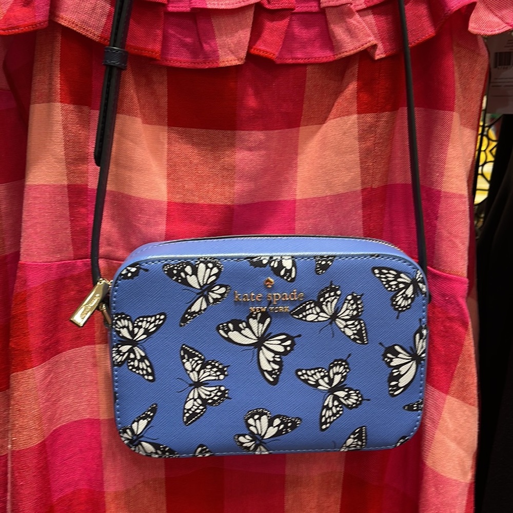 Kate Spade Staci Butterfly Sky Printed Mini Camera Bag, 
Blue Multi 
NWT - Picture 12 of 16